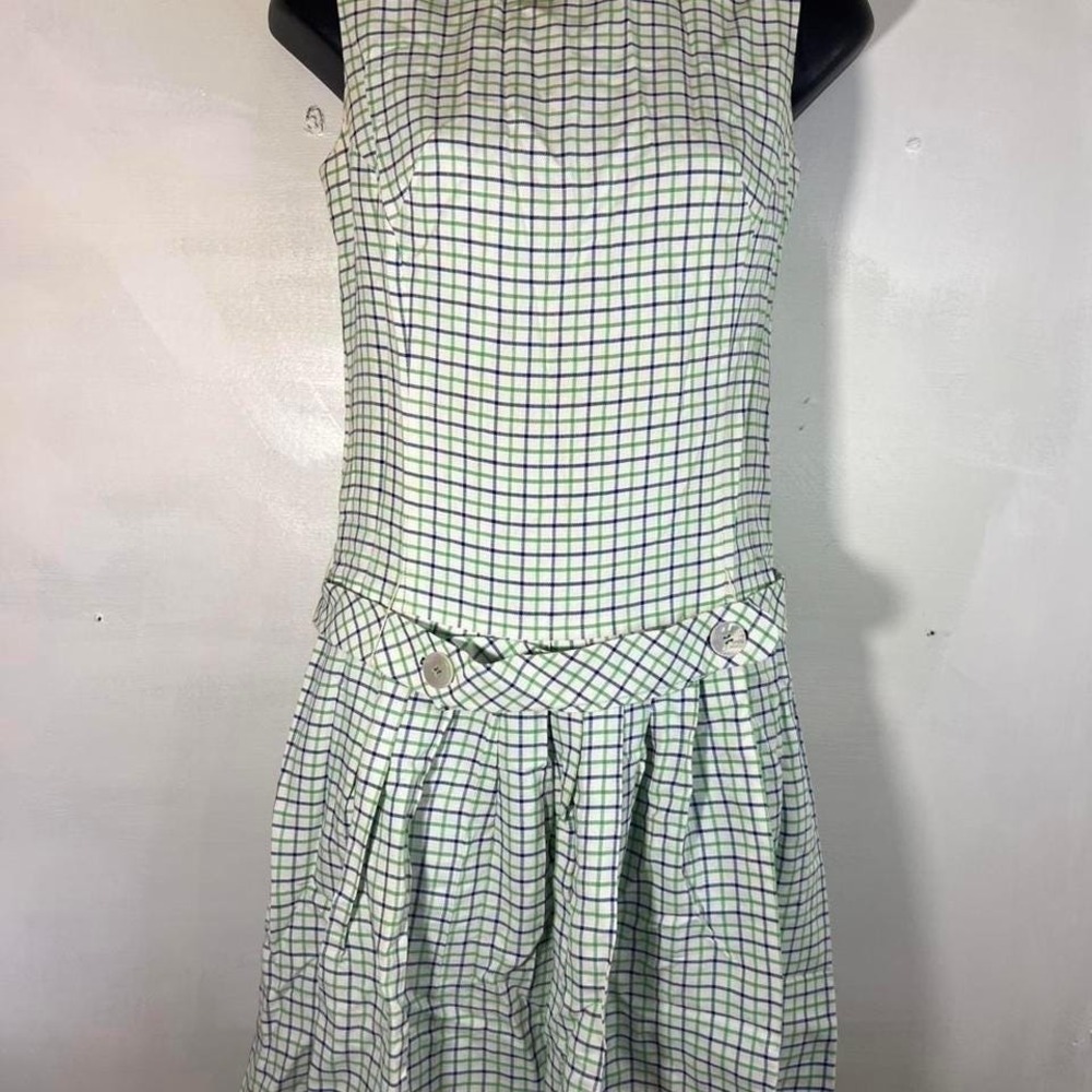 As is-no mat. tag-60s children's dress size 5 pleated Ladybug by The Village